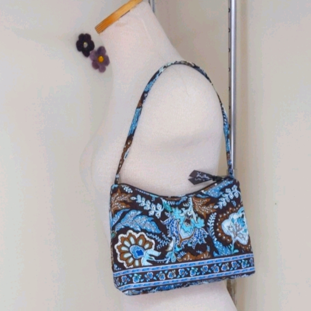 Very Bradley Shoulder Handbag Retired Java Blue